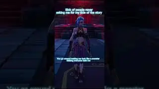 It&rsquo;s always one-sided #arcane #jinx #fortnite