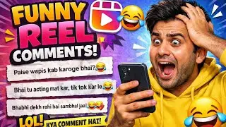 INSTAGRAM FUNNY REELS KE FUNNY COMMENTS 😆 HASI KI FACTORY 🏭 
