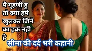 खामोशी में छुपी गृहिणी की ताक़त “उसकी आवाज़ धीमी है, हौसले ऊँचे हैं सीमा की दर्द भरी एक सच्ची कहानी 