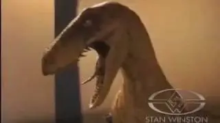 Velociraptor on the set of The Lost World Jurassic Park part 1
