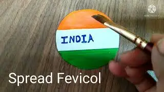 Republic day Flag Activity/Craft for Independence day / DIY Make own Badge for Independence