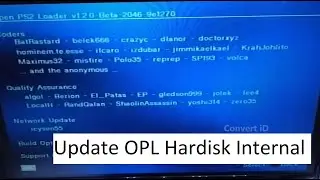 Cara Update OPL terbaru Hardisk Internal