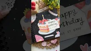 Episode 10/30 of the Birthday Scrapbook Series&hearts;️ #diy  #birthdaygift #scrapbook
