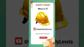 Must-Know Safety Gear Vocabulary! #EnglishVocabulary #englishquiz #safetygear