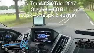 #chiptuning #ford #transit #2017 2.0tdci 130pk - 195pk & 467Nm #egr #stage1