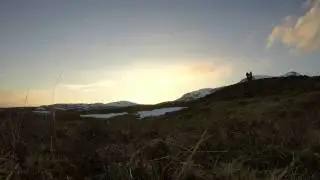 sunset over Beinn Nan Imirean- Gopro timelapse