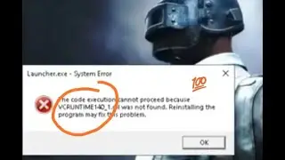 how to fix pubg pc lite vcruntime140_1.dll error #fixed