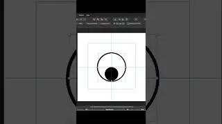 Drawing the Yin And Yang in Affinity Designer #speedart #shorts #affinitydesigner