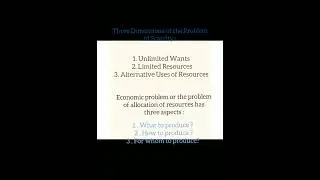 What is Scarcity ?