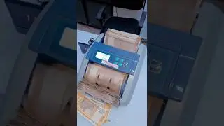 Hands-on demo of a top budget machine, showcasing speed, accuracy, and counterfeit detection #shorts