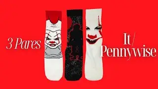 3 Pack Pennywise It Silueta, dise&ntilde;ado para los amantes del cine de terror y la moda.