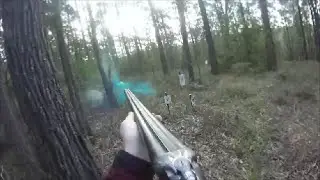 Astra 12 gauge SxS shotgun fun GOPRO