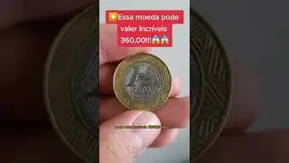 MOEDA VALIOSA DE 1 REAL DO ANO DE 1999! VOC&Ecirc; TEM UMA DESSA? #moedasvaliosas #moedade1realvaliosa