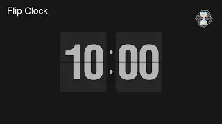 10 Minute Timer ⏱️ Flip Clock Countdown | Pomodoro Break Timer - ChronoFlow