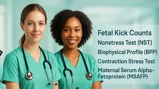 Essential Antepartum Tests Every Nurse Should Know | NST, BPP, CST, MSAFP, Kick Counts (Pt 1/2)