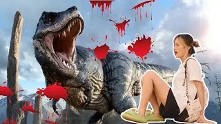 Most Dramatic T-rex attack | T-rex Attack HM Video | Jurassic Park Fan-Made Film | DINOSAURS