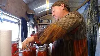 How to Water Bath Can #10 Can of Ground Tomatoes into Pint Jars | Easy Home Canning Tutorial