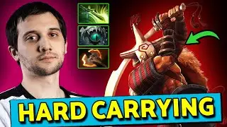 Was Arteezy's Juggernaut Carried in this GAME??