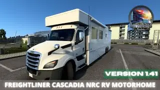 🚚 Freightliner Cascadia NRC RV Motorhome for ATS 1.41-1.42 🔥
