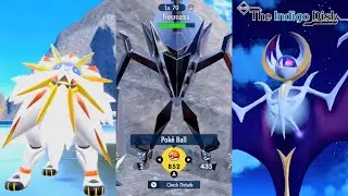 Pok&eacute;mon Scarlet & Violet - Catch Solgaleo, Lunala & Necrozma Light Trio, Only Pok&eacute;ball - Indigo Disk