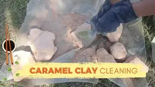 CARAMEL CLAY CLEANING - Long Video - Part 2 (South African Clay)