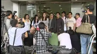 12-10-2012 | Temily Tianmay | 8 activists were sentenced for unlawful assembly