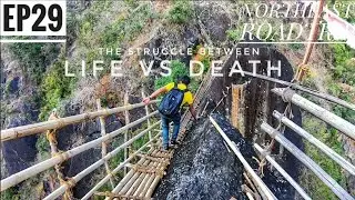 Ep 29 : Niche Mat Dekhna, Bilkul Mat Dekhna !!! | Bamboo Trek, Meghalaya | #NorthEastRoadTrip