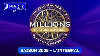 QUIZZ DE CULTURE GENERAL SOUS FORME D'UN QUI VEUT GAGNER DES MILLIONS - INTEGRAL 2025-JPROD ACTIVITY