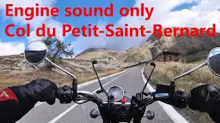 Relaxing ride - La Thuile to Little St Bernard Pass | POV Raw Sound | Royal Enfield Meteor 350