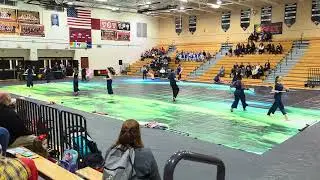 Strawberry Crest Winter guard performance 2024