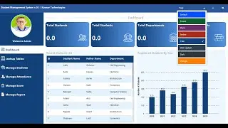 Part-1: Java Swing Complete Multi Theme, Multi Submenu Dashboard (Java Swing UI Desing)
