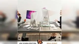 Review: Hemudu 2 Pack Computer Monitor Riser with Height Adjustable Multi Media Desktop Stand ...