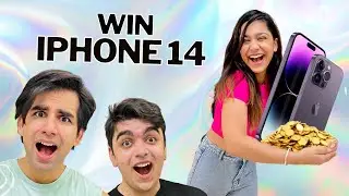 WIN IPHONE 14 WITH MY BROTHER & SISTER | Rimorav Vlogs