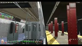 Trainz: R160 (J) Shuttle Train Ride (Chambers St to Marcy Av) [NYCTA DE]