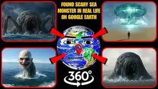 VR 360&deg; - Found Scary Sea Monster in real life on Google Earth!