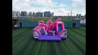 T8-1398C My Little Pony Bouncy Castle with Slide#slide #mylittlepony