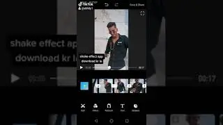 Slow Mo and shake effect editing app