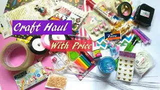 Craft Materials with price | Cheap and Affordable Stationery Haul/ Art and Craft Materials Haul 2021
