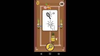 Google fruit tennis game 3 stars