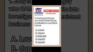 Рецензент экзамена CIVIL Service 2024 | Вербальные способности