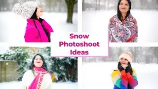 Snow Photography Ideas | Snowfall Photoshoot Ideas | Snow Photo Poses | Winter Photoshoot | Snow2021