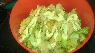 Chicken Salad Salad Meal Prep For Gainz | IIFYM Intuitive Eating | Bulking/Cutting Diet ASMR Mukbang