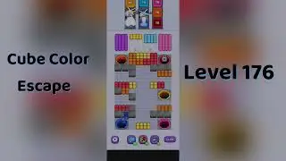 🧩 Cube Color Escape Level 176 Walkthrough | Step-by-Step Guide 🎮 | Go Answer