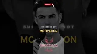 Success Isn&rsquo;t About Motivation 💯 | Cristiano Ronaldo&rsquo;s Truth About Success #shorts