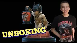 Dc batman last knight batman Qfig statue unboxing  & review figure