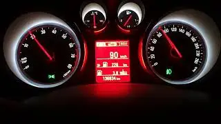 Opel Astra J GTC 1.4T fuel consumption 2000 rpm