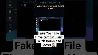 Fake Your File Timestamps: Linux Touch Command Secret 🕵️&zwj;♂️ #linux #tutorial