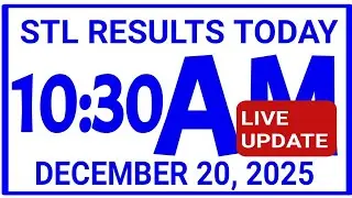 Stl results today 10:30am draw December 20, 2025 stl swer3 swer4 pares pcso stl