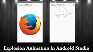 Explosion Animation in Android Studio