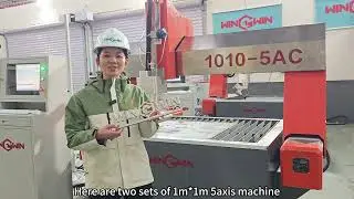 1m*1m 5axis and 4m*2m 3axis waterjet cutting machine